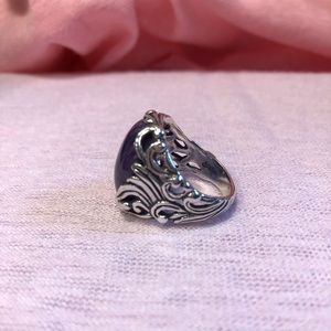 Purple turquoise ring